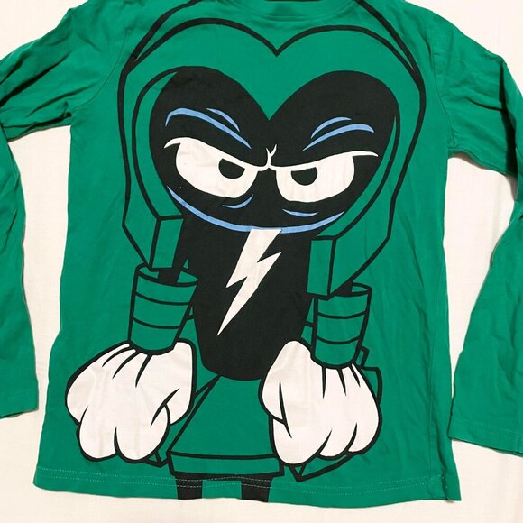 Looney Tunes Marvin The Martian Kids Long Sleeve Size Medium - Picture 2 of 16